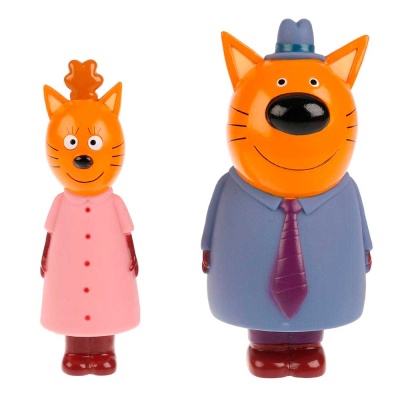 Набор для купания Три Кота Мама и папа Капитошка LX18003